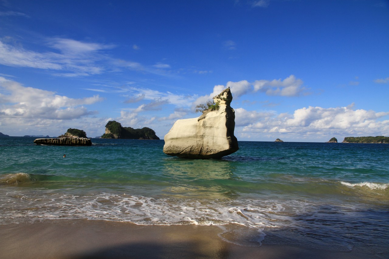 ニュージーランド・カテドラルコーヴ