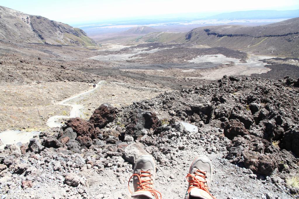 トンガリロ国立公園で休憩