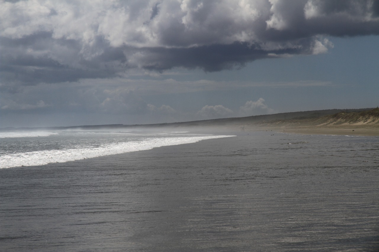 ニュージーランド・90マイルビーチ・雨