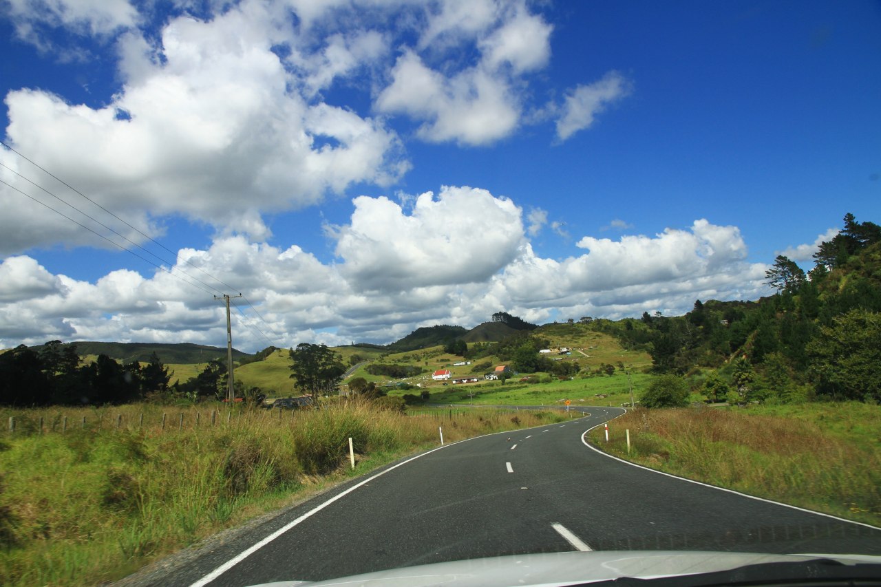 ニュージーランドでドライブ