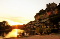 ラロックガジャックの街並みの絶景、フランスの観光スポット