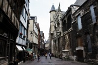 ルーアンの街並みの絶景、フランスの観光スポット