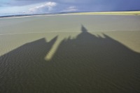 モンサンミッシェルの影の絶景、フランスの観光スポット