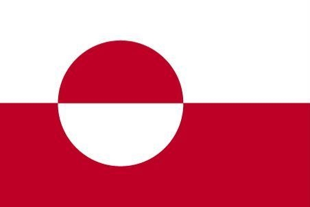 日本に似た国旗・グリーンランド