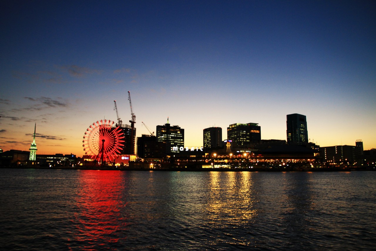 神戸・ハーバーランドの夜景