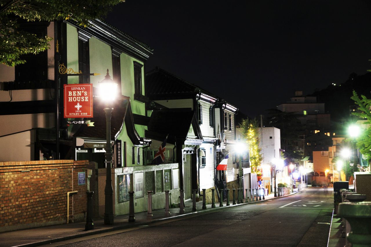 神戸・北野の夜景