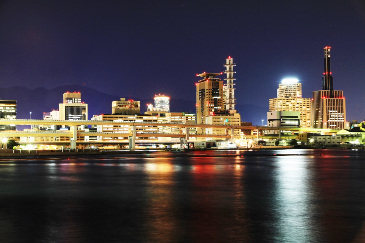 神戸・三宮の夜景