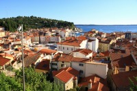 ピランの街並みの絶景写真画像、スロヴェニアの観光情報