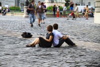 ブダペストのカップルの絶景写真画像、東欧の観光スポット