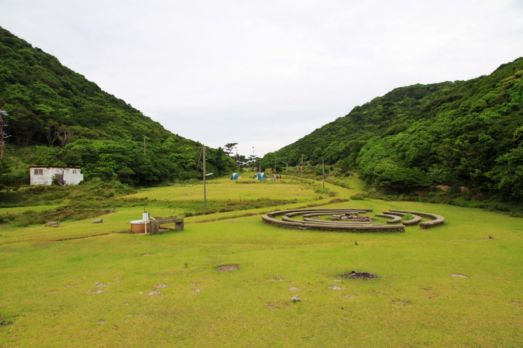 和歌山県・友ヶ島・南垂水広場・キャンプ場